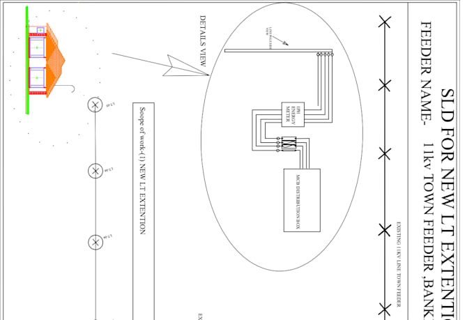 draw and modify your electrical single line diagram